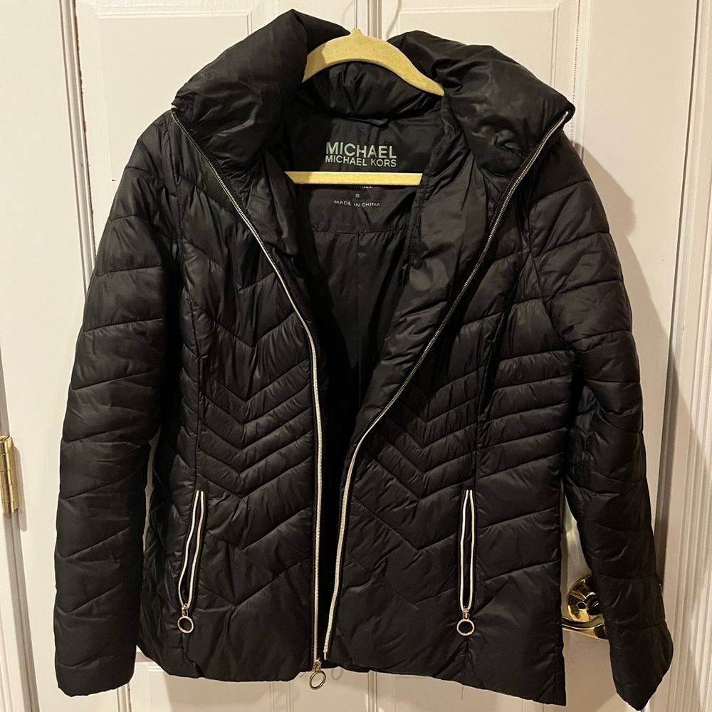 Michael Kors Women's Black Puffer Jacket